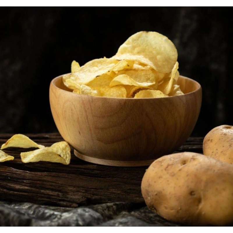 

Keripik Kentang Original Asin Gurih Renyah Snack Kiloan
