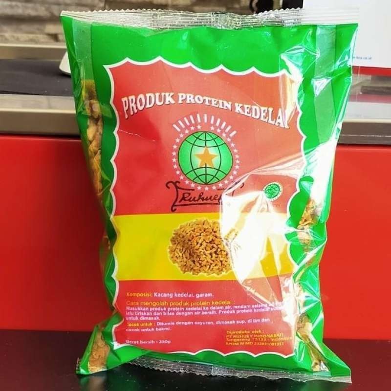 

Ruhuey Protein Kedelai | Produk Proteina Ruhuey | Pengganti Daging Ruhuey 250gr New Produk