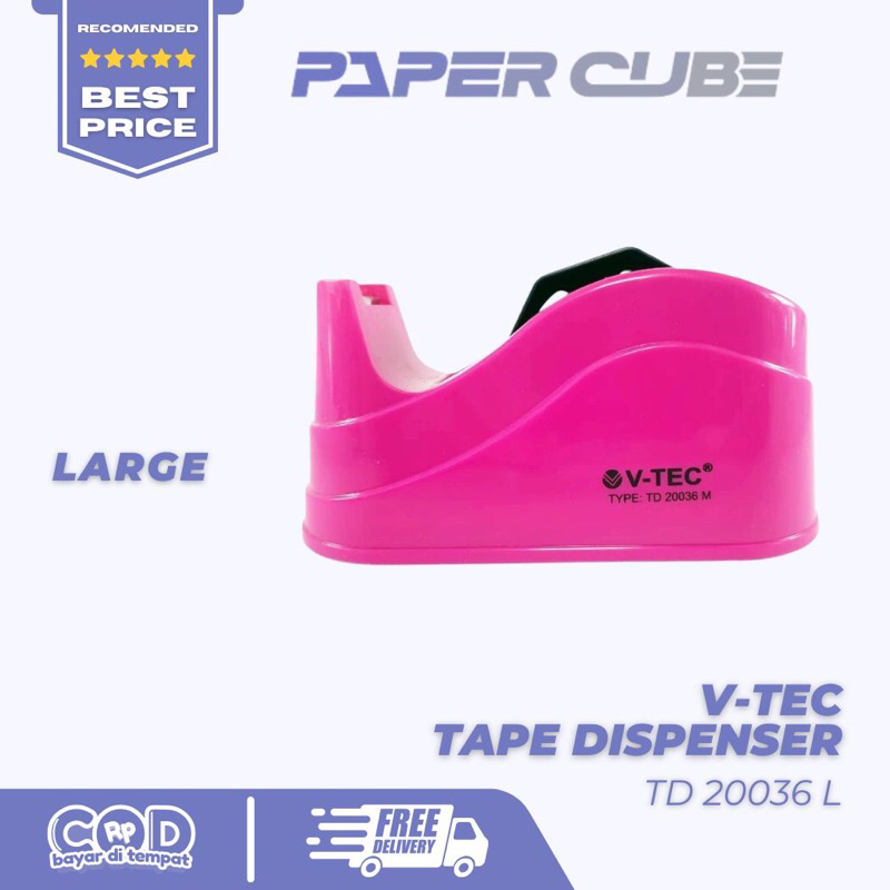 V-TEC | TAPE DISPENSER ALAT ISOLASI KERTAS S-M-L