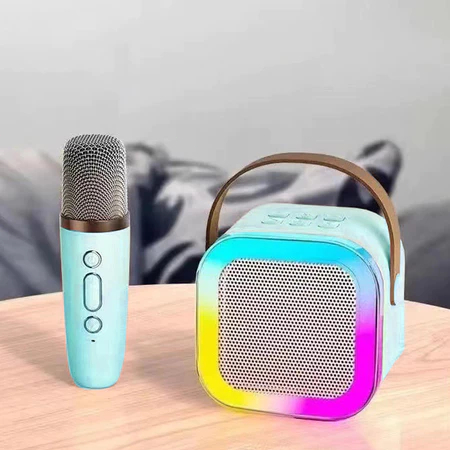 terbaru codspeaker karaoke mini speaker bluetooth karaoke salon karaoke 2 mic set portable karaoke