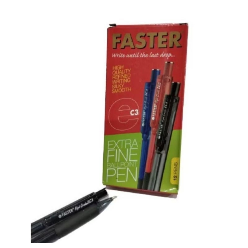

PULPEN FASTER EC3 EXTRA FINE CLIKCER 0, 7mm (1pak isi 12pcs)