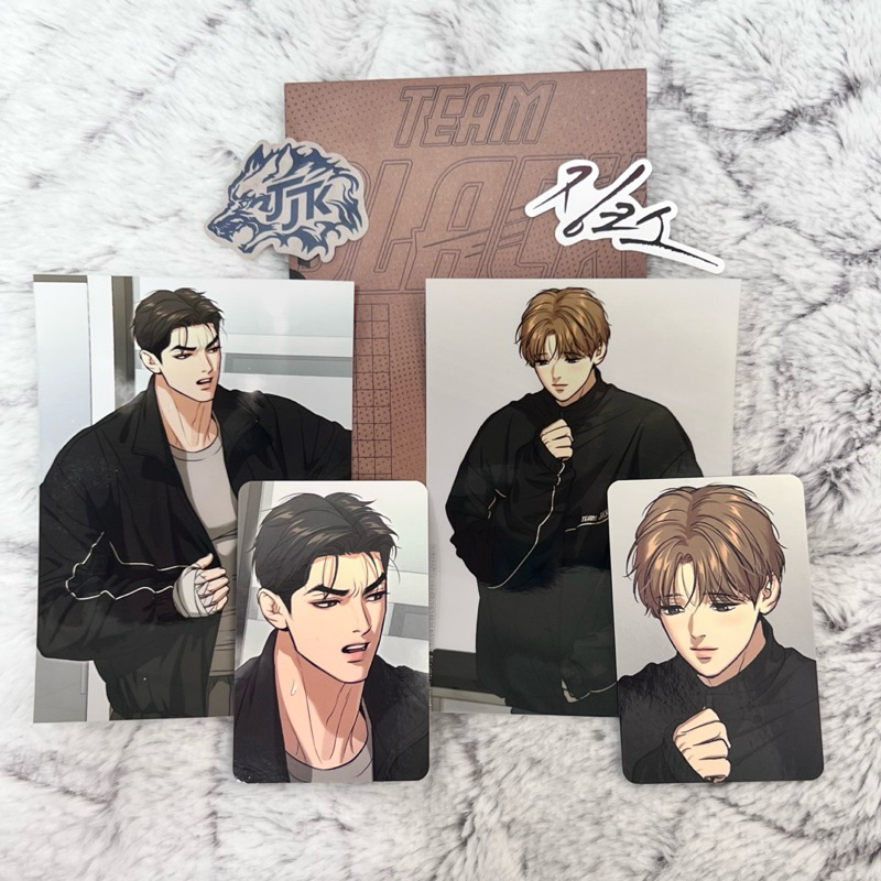 [READY OFFICIAL MERCH 🇮🇩] Lezhin Comic ‘Jinx’ Windbreaker Jacket Benefit - Jaekyung Kim Dan Kyungdan