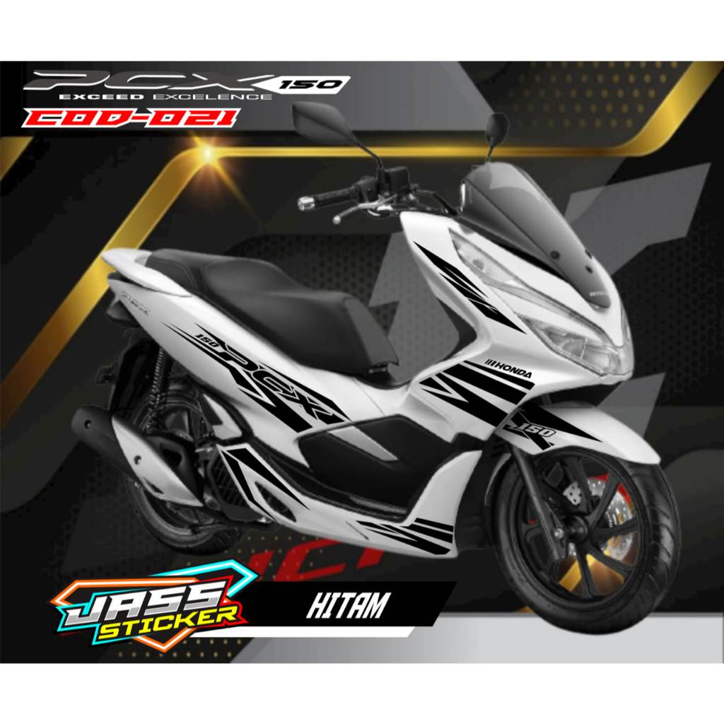 STICKER CUTTING HONDA PCX 150 / STIKER STRIPPING PCX/STRIPING VARIASI PCX / AKSESORIS  MOTOR PCX / P