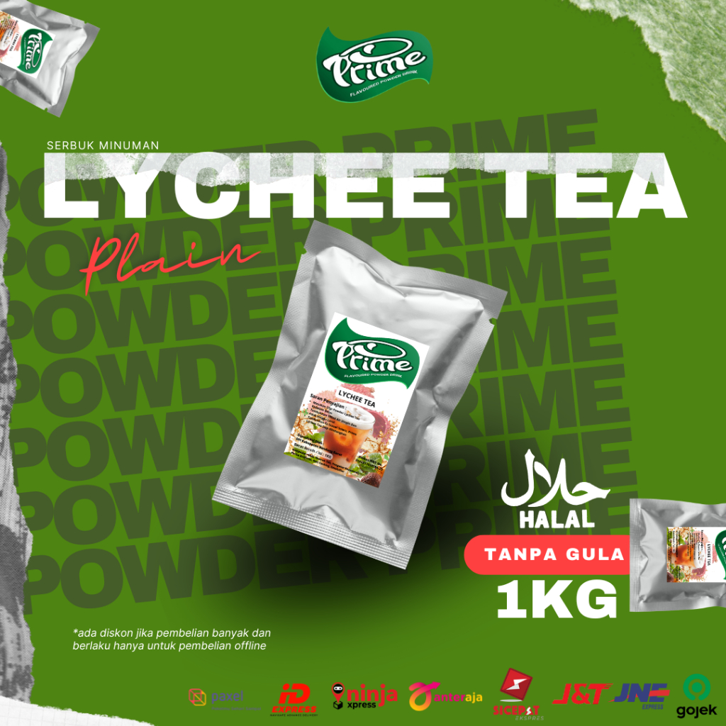 

Powder Drink Prime Lychee Tea / Bubuk Minuman Leci Tea 1kg