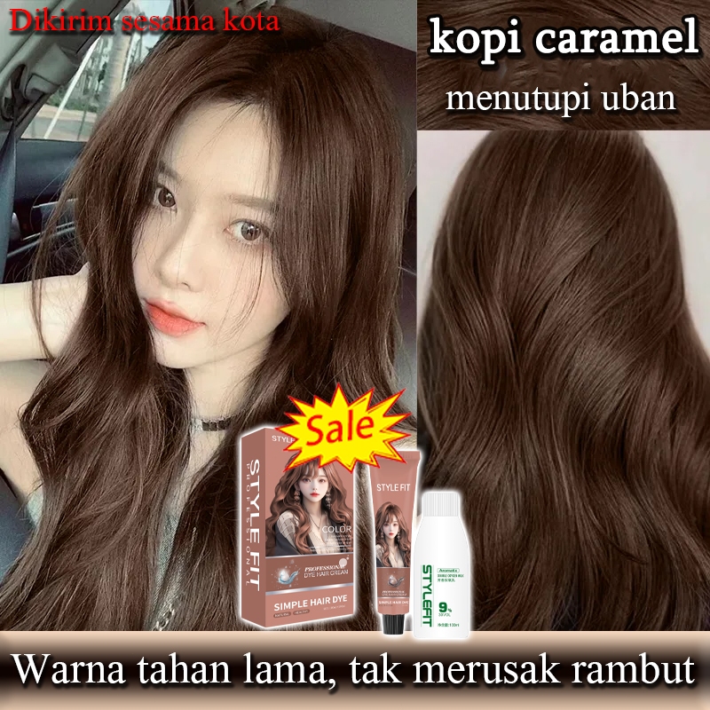 [Warna populer 2026] cat rambut STYLE FIT *210ml bahan herbal | anti alergi | menutupi uban | cat se