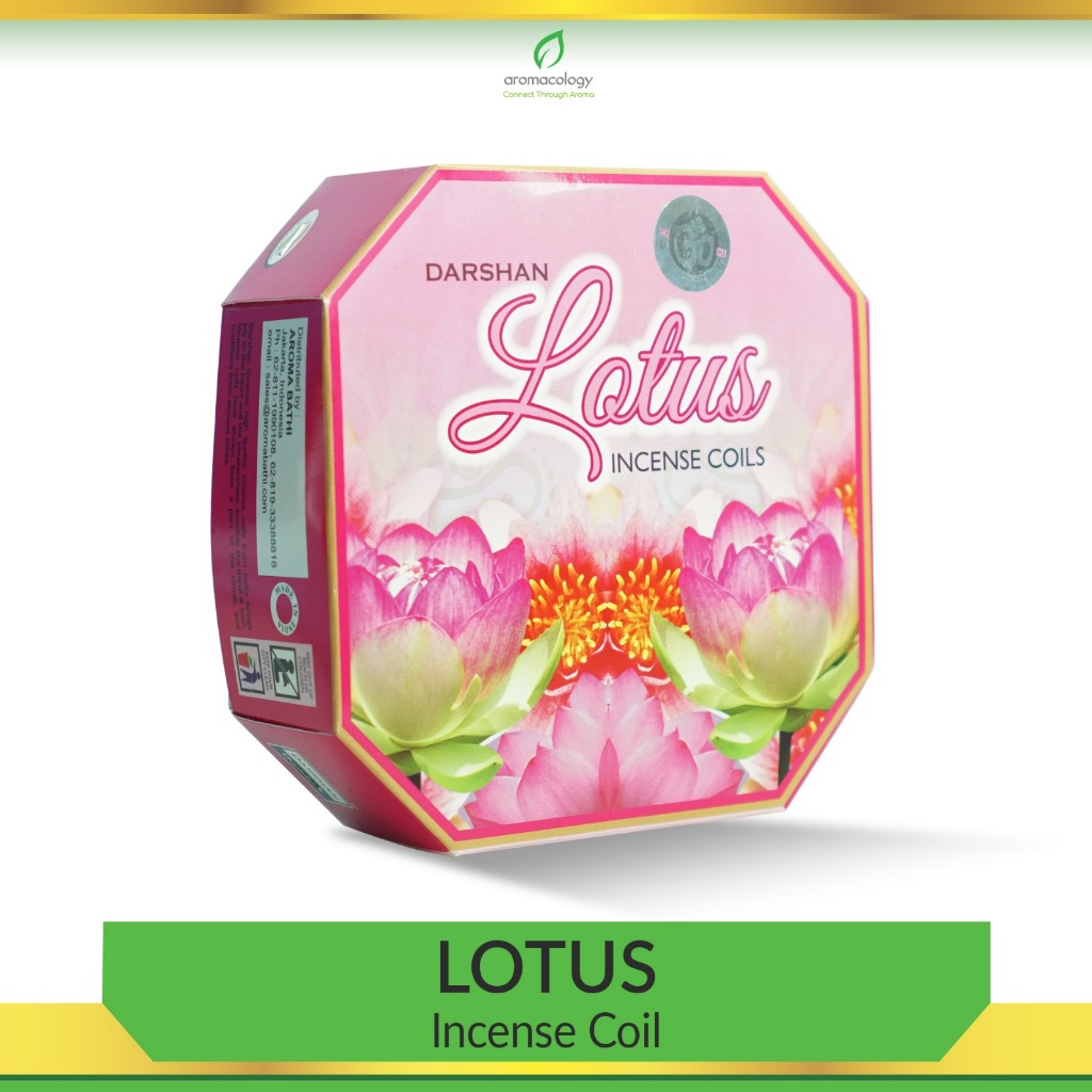 Aromateraphy Pengharum Ruangan Incense Coil - Darshan Lotus