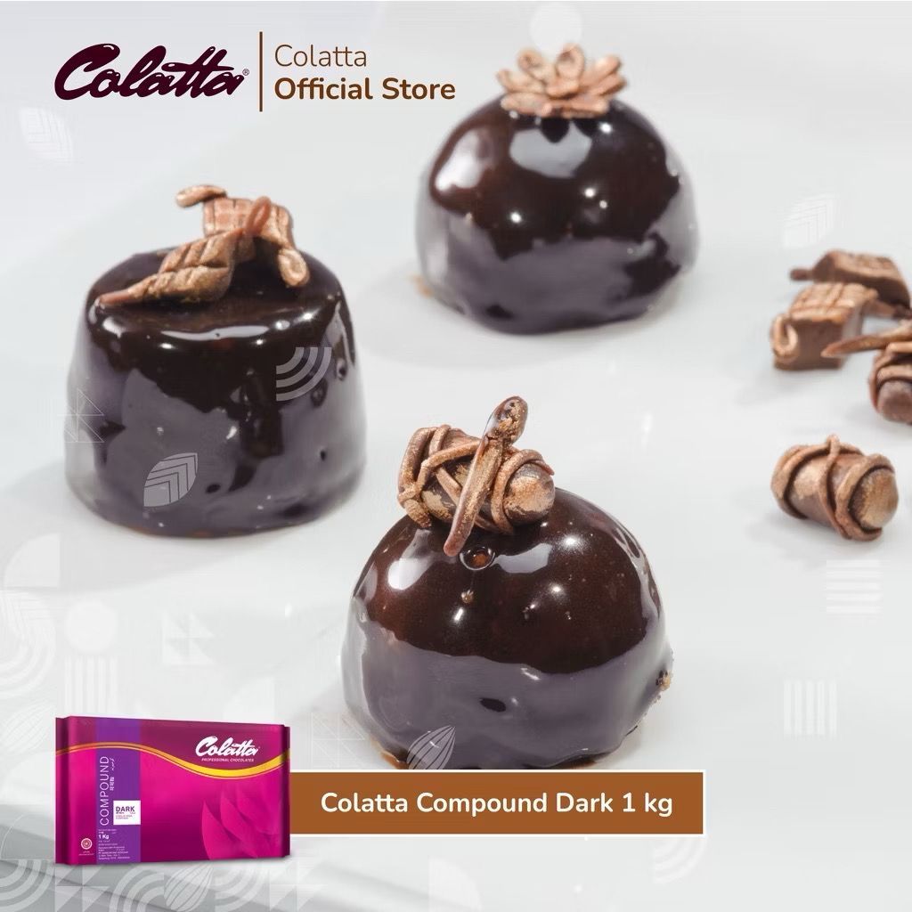 

RB Colatta Professional Dark Chocolate Compound 1 kg & 5 kg - Cokelat Batang Serbaguna untuk Usaha