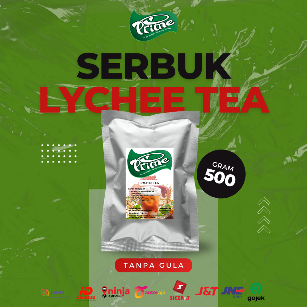 

Powder Prime Lychee Tea / Bubuk Minuman Leci Tea 500 gr