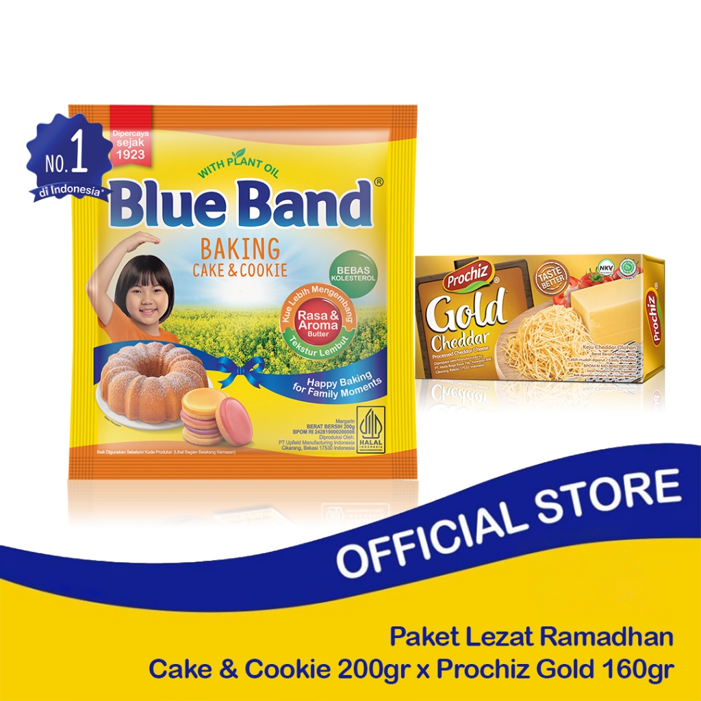 

Paket Lezat Cake & Cookie 200gr x Prochiz Gold 160gr