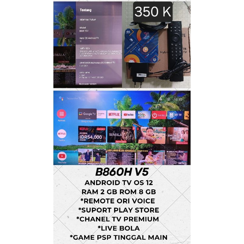 STB ANDROID TV PLUS GAME