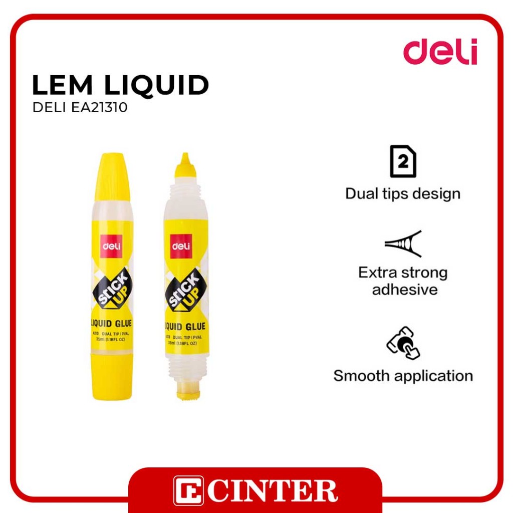 

DELI - LEM LIQUID / LEM CAIR / LEM BENING EA21310 35ML DUAL TIP