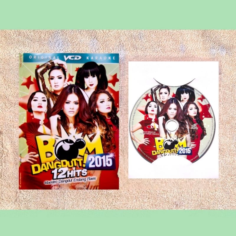 VCD Original Dangdut Nagaswara - 12 Boom Dancedhut Hits Endang Raes