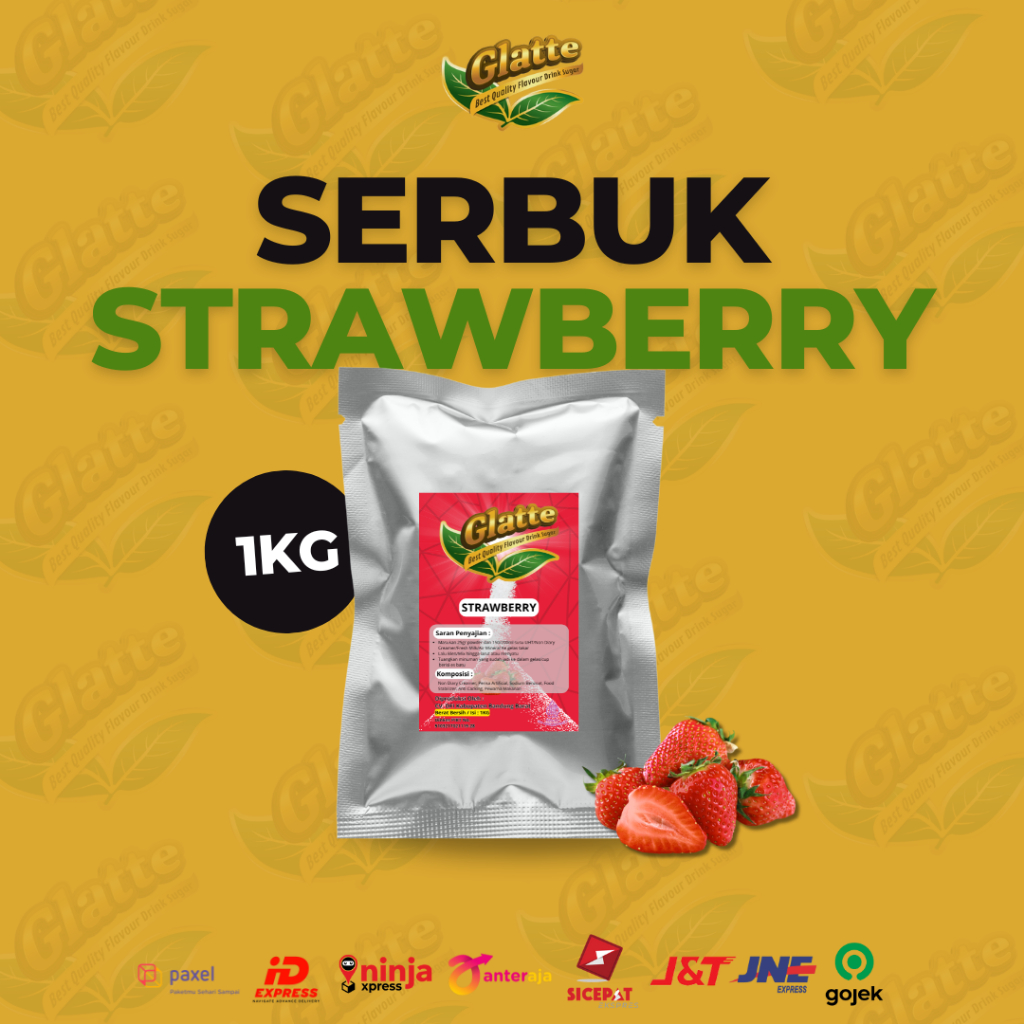 

Serbuk Minuman Strawberry Glatte / Powder Plain Glatte Strawberry