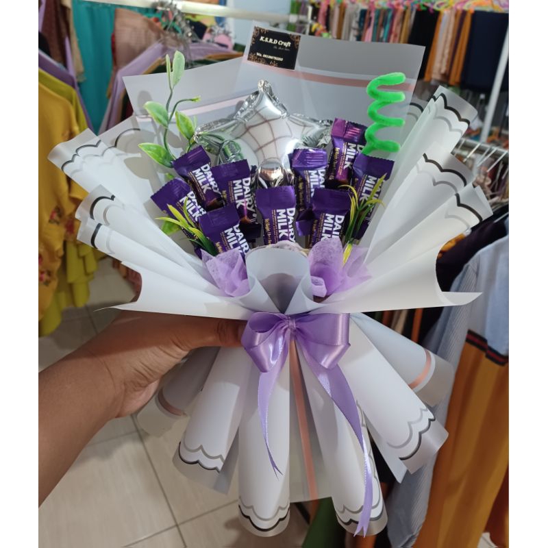 

buket cadburry + tas