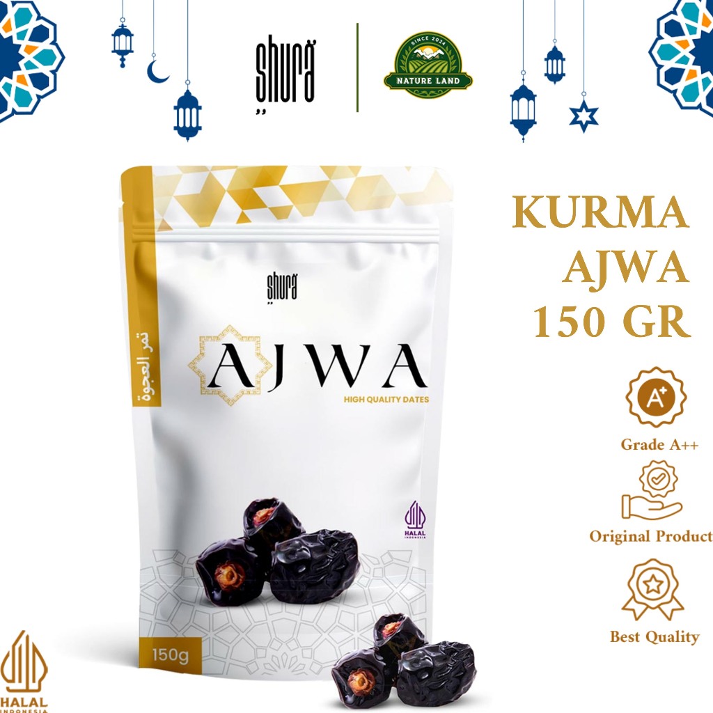 

Shura Kurma Ajwa Dates Nabi 150gr High Quality