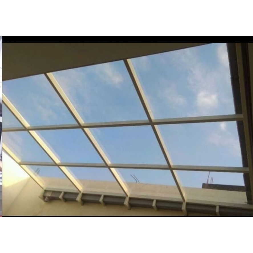 ROLL - SOLARFLAT 1.2mm x 110 cm x 50 meter CLEAR GREY BRONZE / SOLARTUFF SOLID 1,2MM x 1.1m x 50m