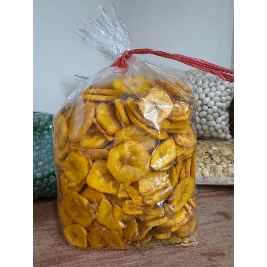 

Keripik Pisang manis koin 250gr makanan ringan jajanan kripik pisang aroma nangka cemilan jajanan