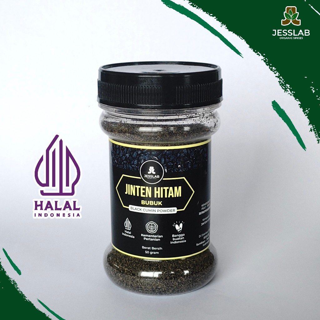 

JessLab Spices - Jinten Hitam Bubuk Bumbu Masak Dapur Rempah 50gr