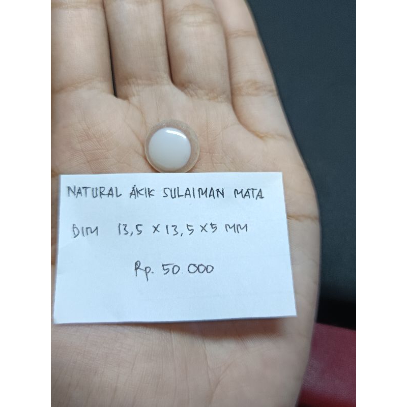 natural akik sulaiman mata