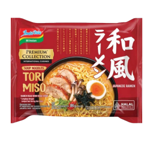 

[4PCS] INDOMIE MIE INSTANT PREMIUM JAPANESE TORI MISO RAMEN PACK 86GRAM