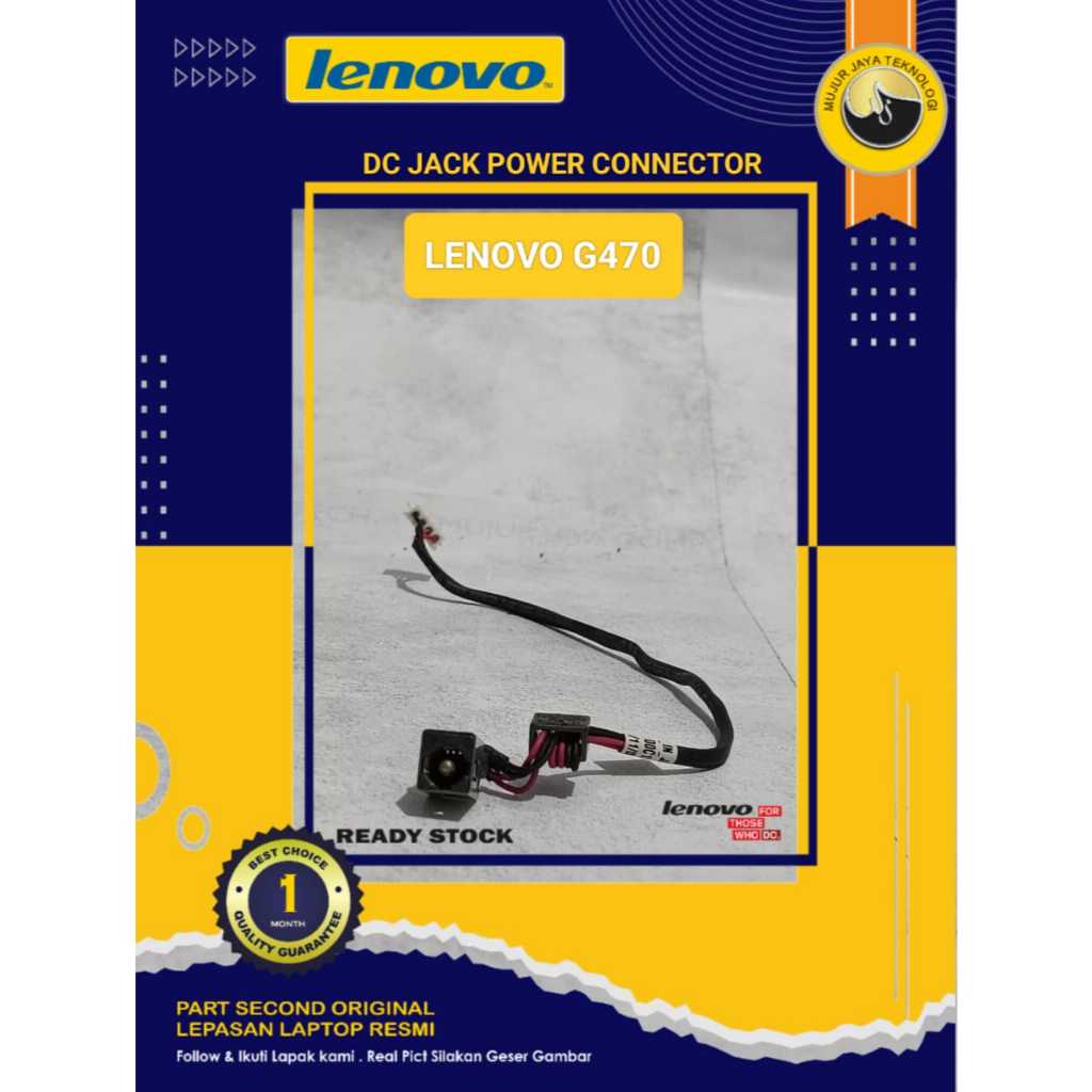 DC Power Jack Connector Konektor  Laptop Lenovo G470 G475 G560 G565 G570 G575 Z460 Y470 Y471 Y480
