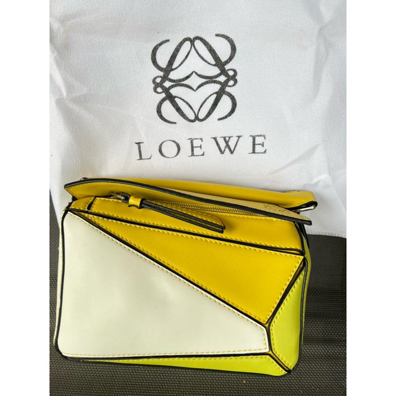preloved - Loewe puzzle Yellow 3 Tone