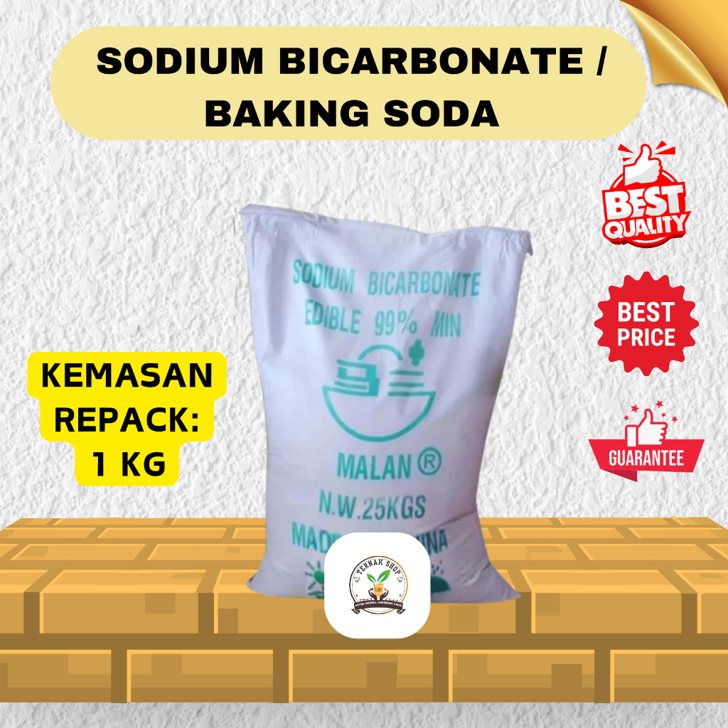 

BAKING SODA (REPACK 1 KG) / SODA KUE (REPACK 1 KG) / SODIUM BICARBONATE (REPACK 1 KG) Food Grade SOBI