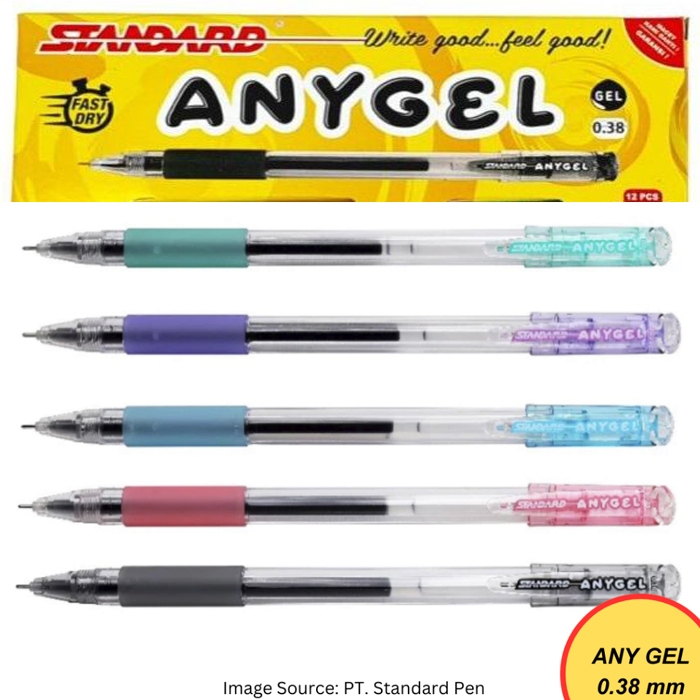 

1 pcs Pena Gel/ Pulpen Gel/ Gel Pen Standard Anygel