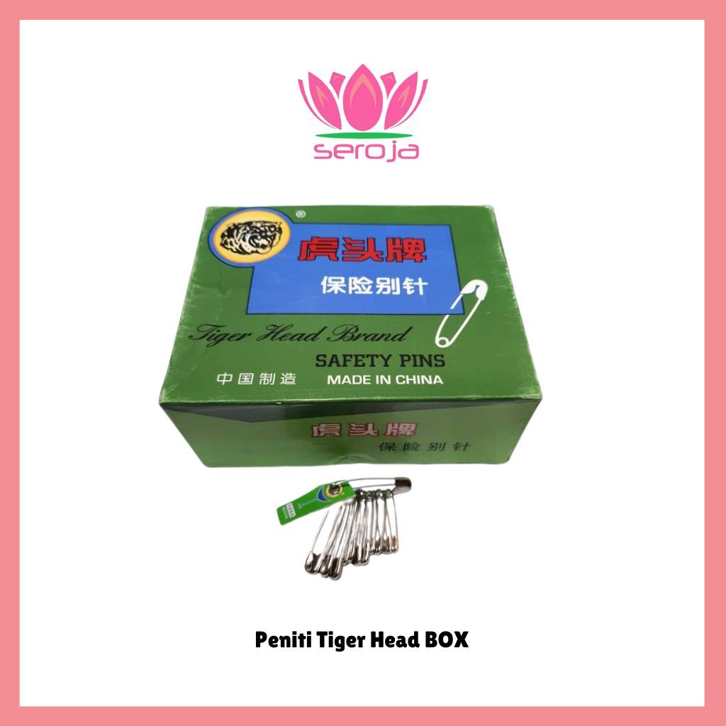 🪷 seroja 🪷 - Peniti Tiger Head BOX