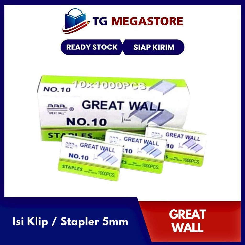 

Isi Klip / Stapler ( Staples ) Great Wall No.10 - 5mm