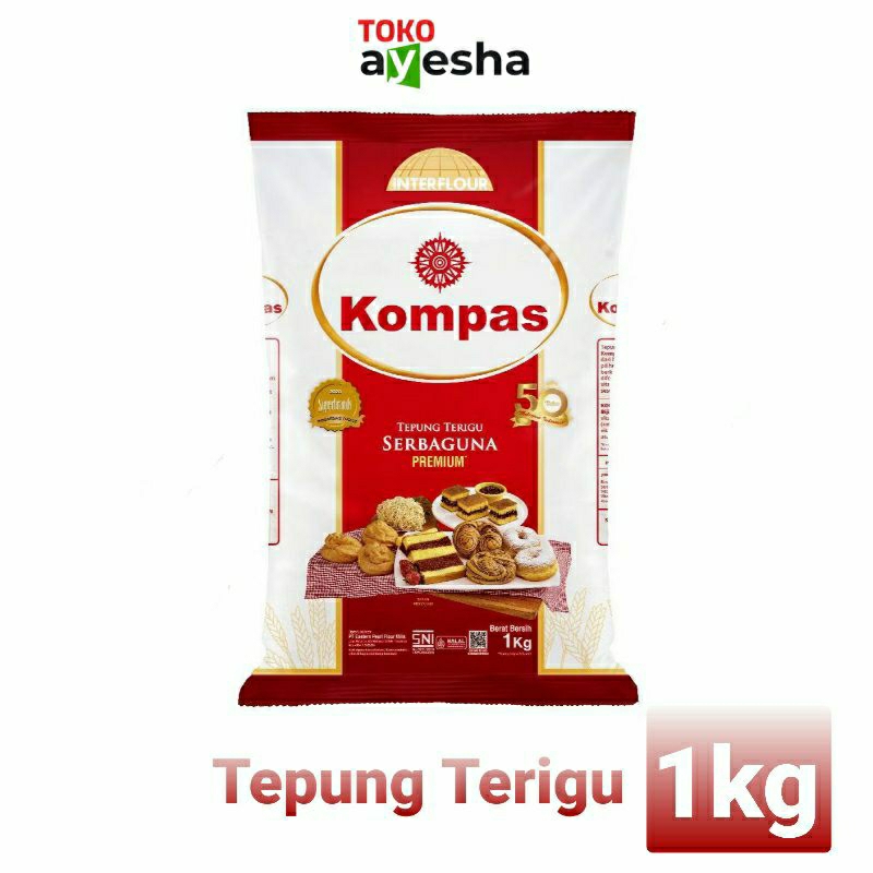 

Tepung Terigu Kompas 1 kg