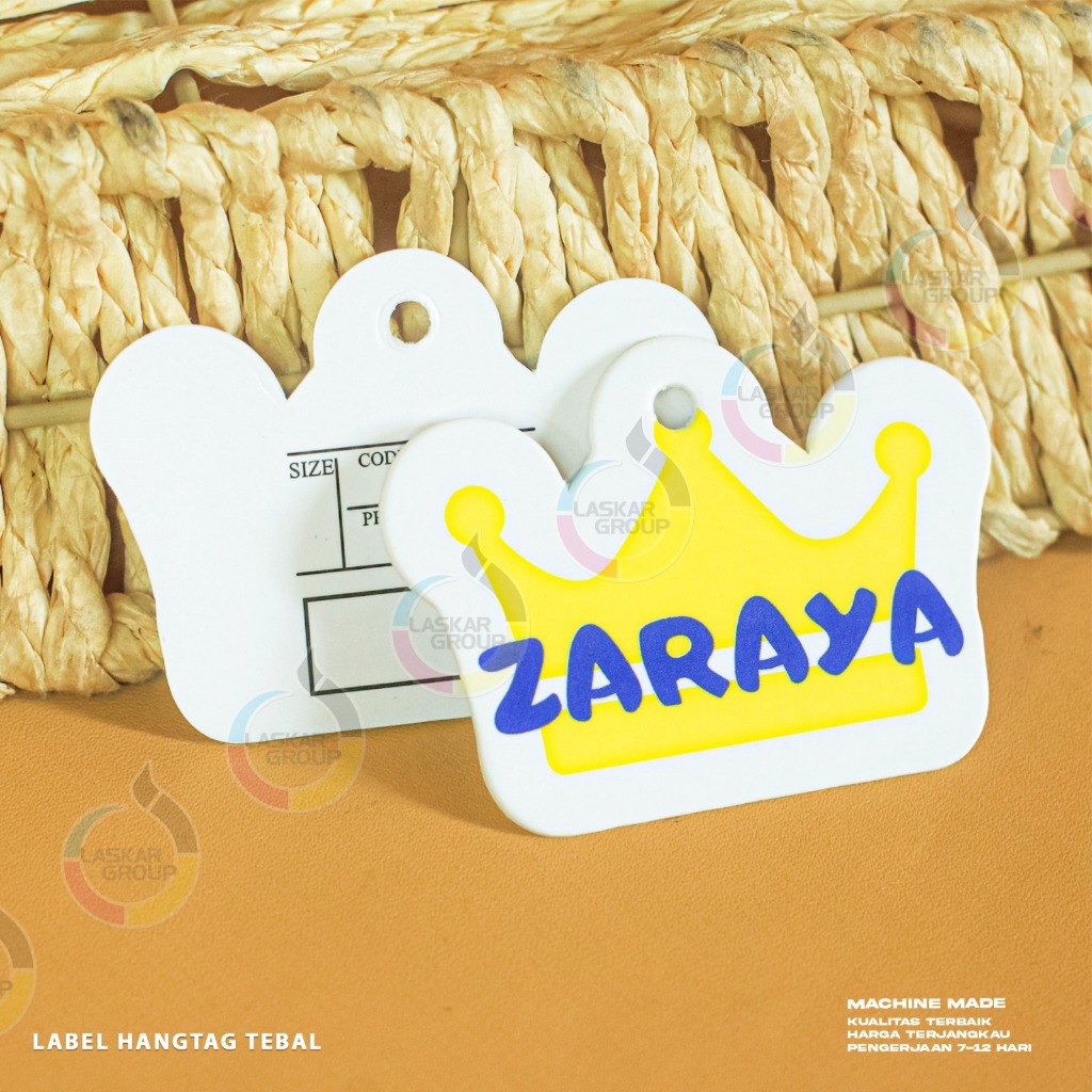 

Laskar Group Label Hangtag Tebal Zaraya