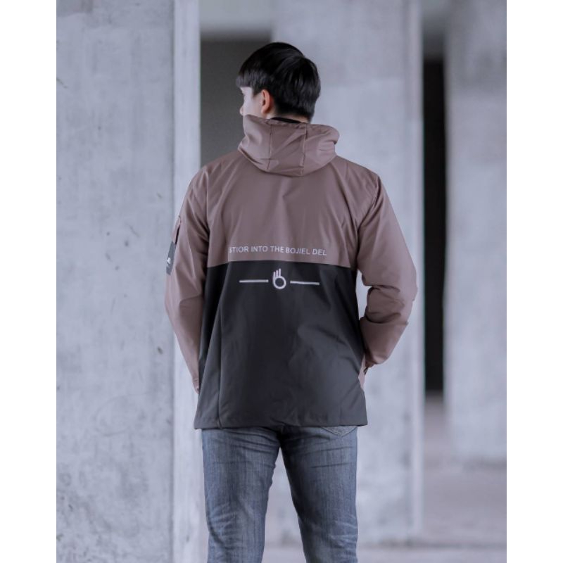 jaket gunung parasut taslan waterproof