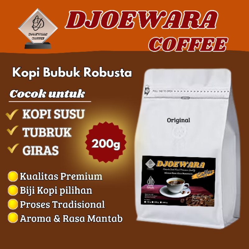 

Kopi Bubuk Robusta Original tanpa campuran
