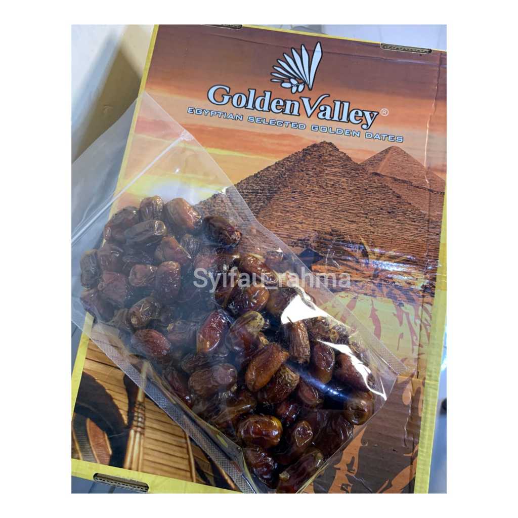 

Kurma Golden Valley 1 KG / Egyptian Selected Golden Dates / Kurma Mesir / Kurma Buah Besar / Kurma Legit / Kurma Diet / Kurma Fresh / Kurma Panen Baru / Tanpa Pengawet