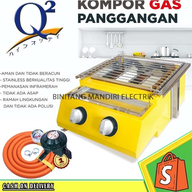NEWKompor Panggangan Kompor Sosis BBQ Q2 8102/kompor panggangan sosis/kompor panggangan bakso bakar