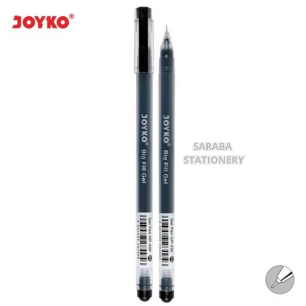

Pen Joyko GP-330 Pulpen Gel 0,5mm Pulpen Joyko Big Fill Gel