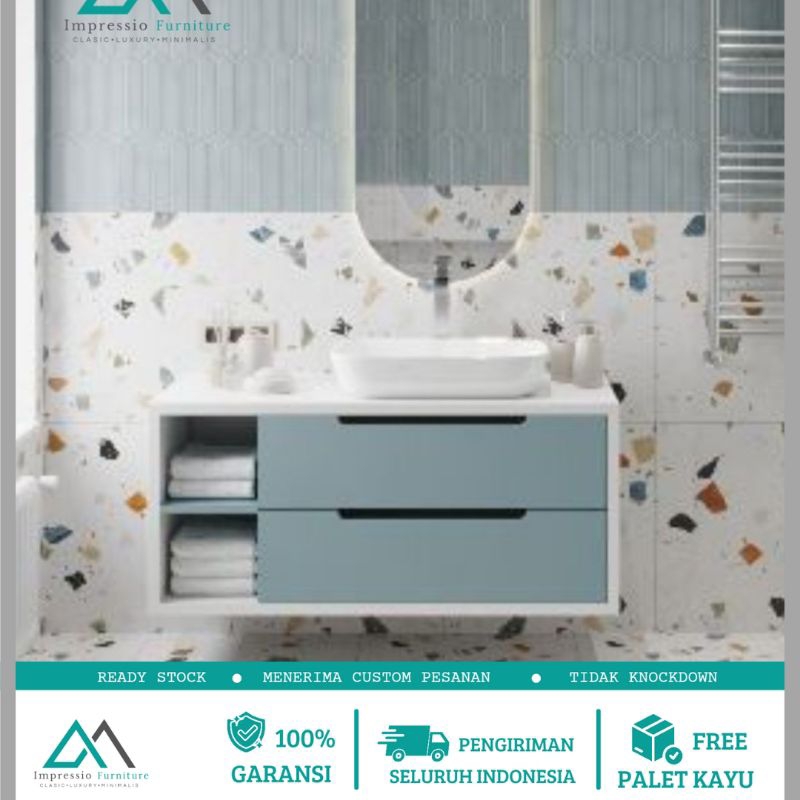 kabinet wastafel gantung minimalis kabinet wastafel modern