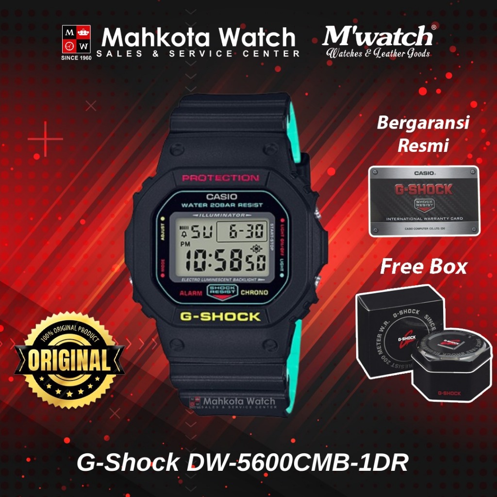JAM TANGAN PRIA G-SHOCK DW-5600CMB-1DR