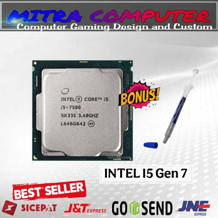 Processor Intel Core i5 7400 i5 7500 i5 7600 i5 7400T i5 7500T i5 7600T i5 7600K