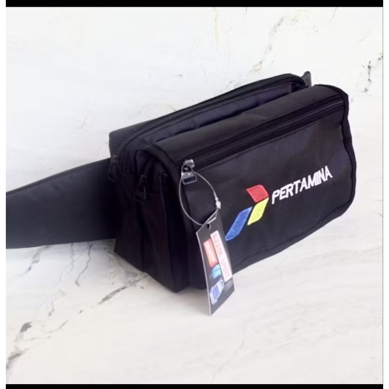 TAS PERTAMINA MURAH // TAS SLEMPANG SPBU // TAS OPERATOR SPBU