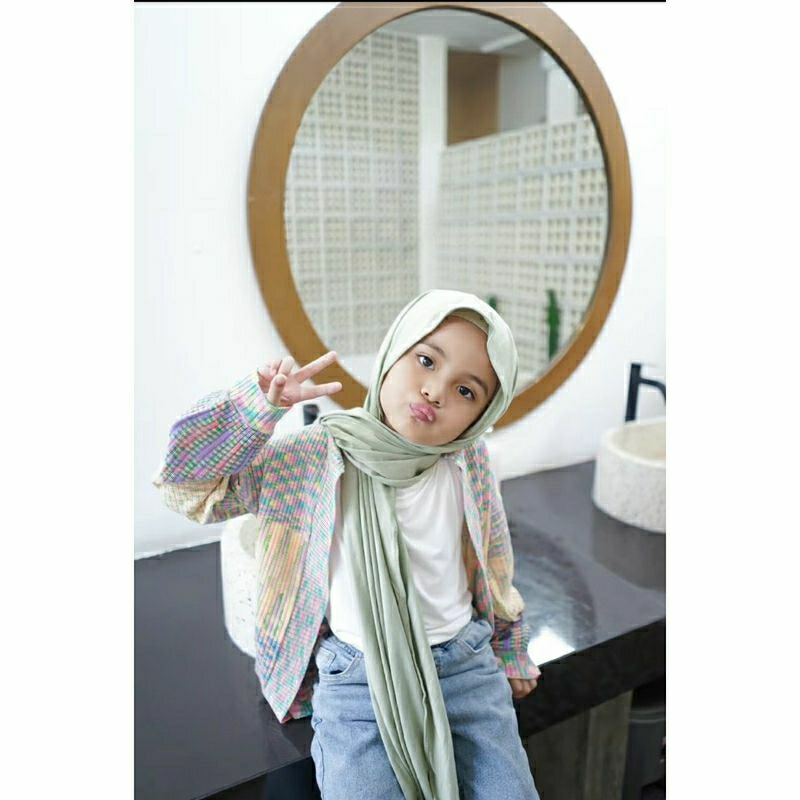 Pasmina Instan Anak Usia 3-10 Tahun || hijab pashmina anak || kerudung instan anak