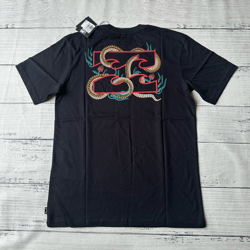 BILLABONG baju kaos hitam VIBORA NEW ORIGINAL 100%