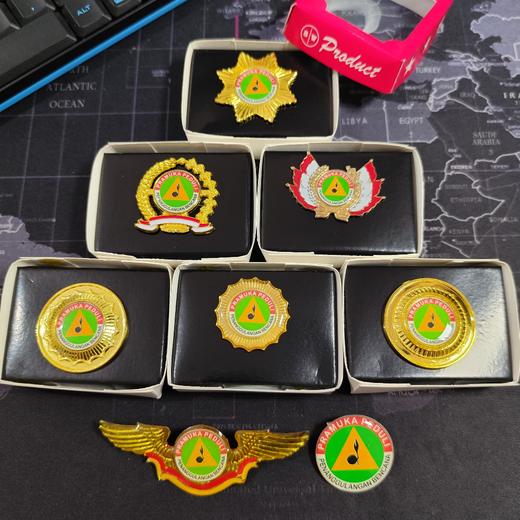 Pin Pramuka Peduli / aksesoris pramuka peduli [ foto asli ]