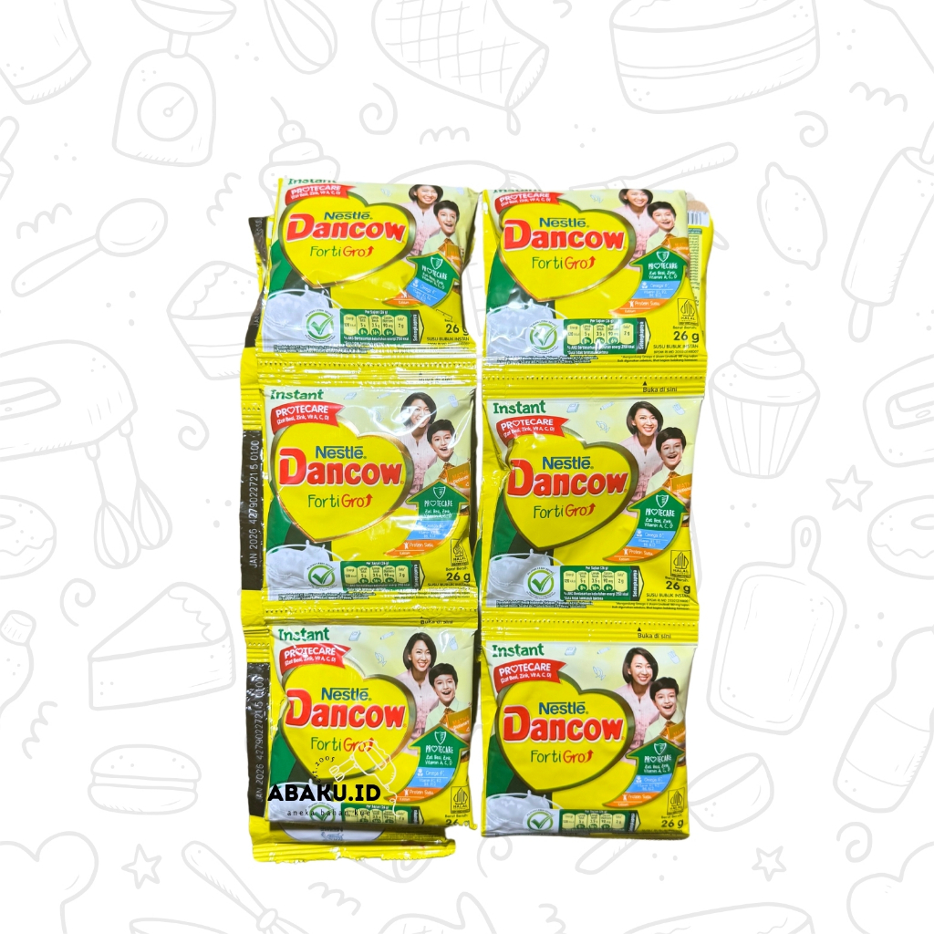 

DANCOW FORTIGRO SUSU BUBUK RENCENG - 10 SACHET (10X27GR)