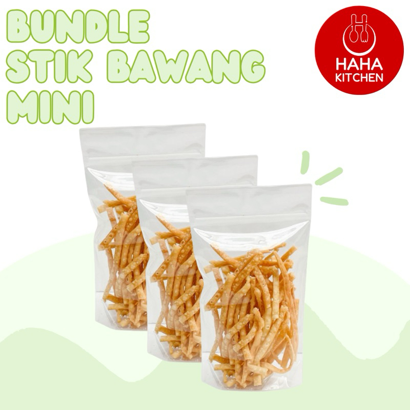 

[BUNDLE MINI] Stik Bawang Haha Kitchen bundle kemasan mini