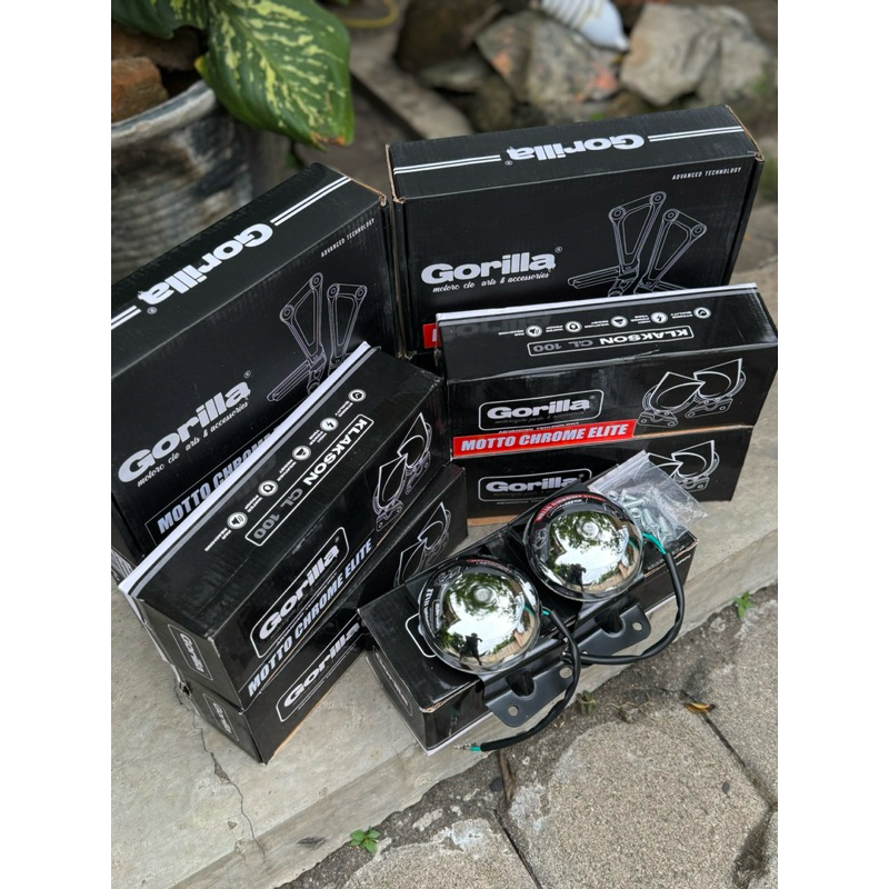 ORIGINAL GORILLA KLAKSON BELL BEL GL100 GL 100 BAKPAO BAKPAU DOUBLE KEONG