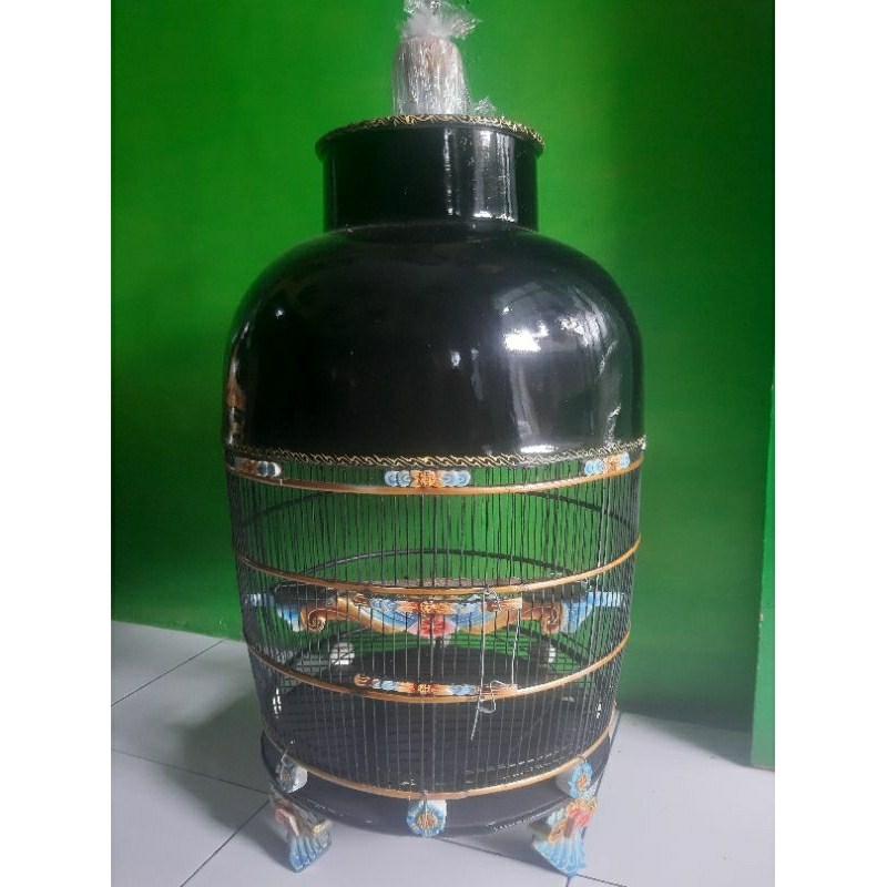 Sangkar perkutut jeruji fiber