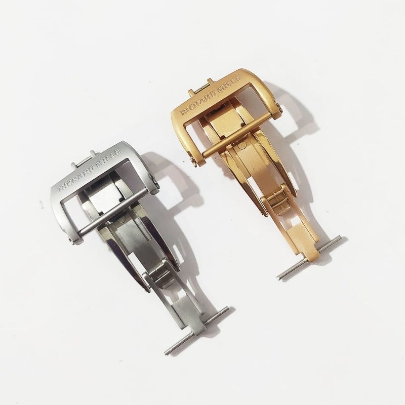 Buckle Strap Jam Tangan Richard Mille Silver&Gold