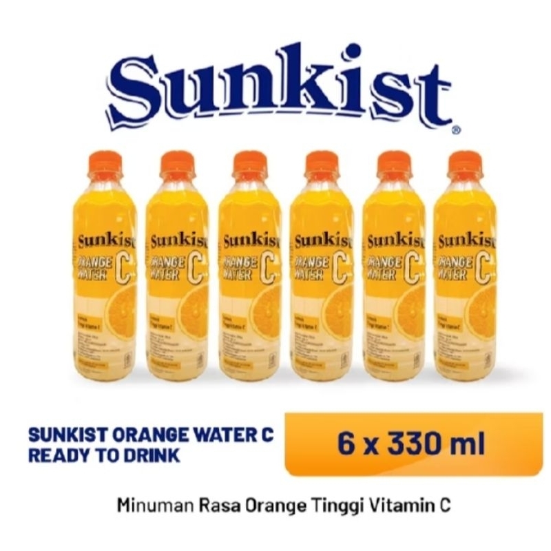 

Sunkist Orange Water C Ready To Drink (6x 330 ml)